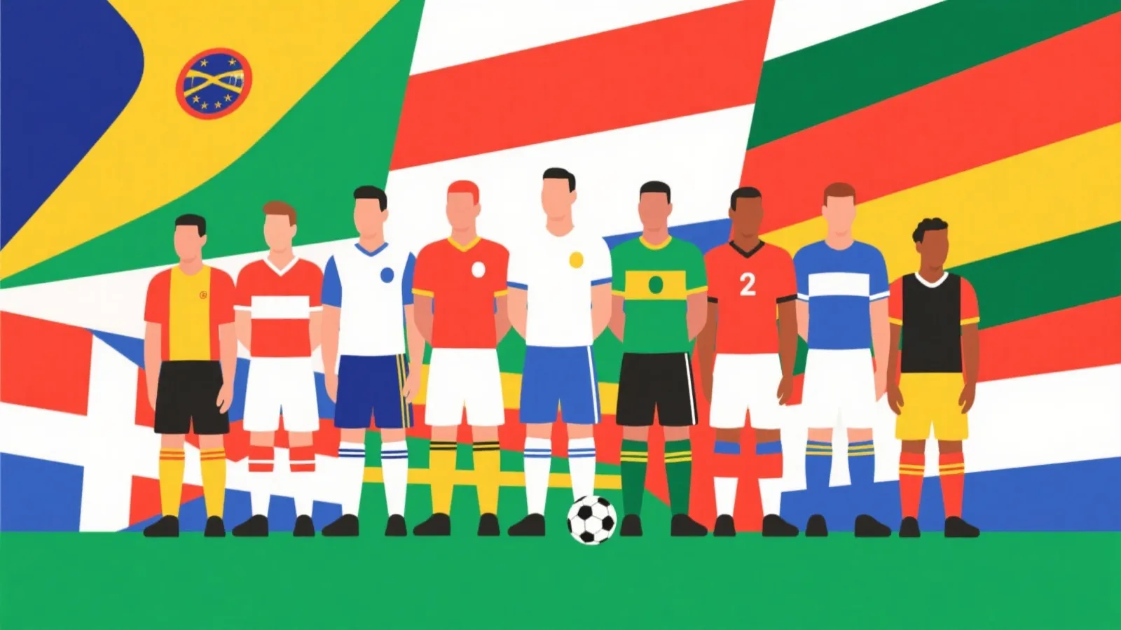 2026 世界盃參賽球隊概念圖