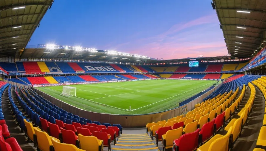 世界盃觀賽氛圍與球場示意圖